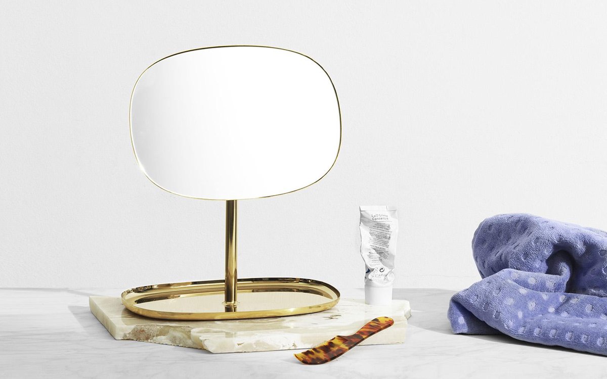 Normann Copenhagen Specchio Flip nero