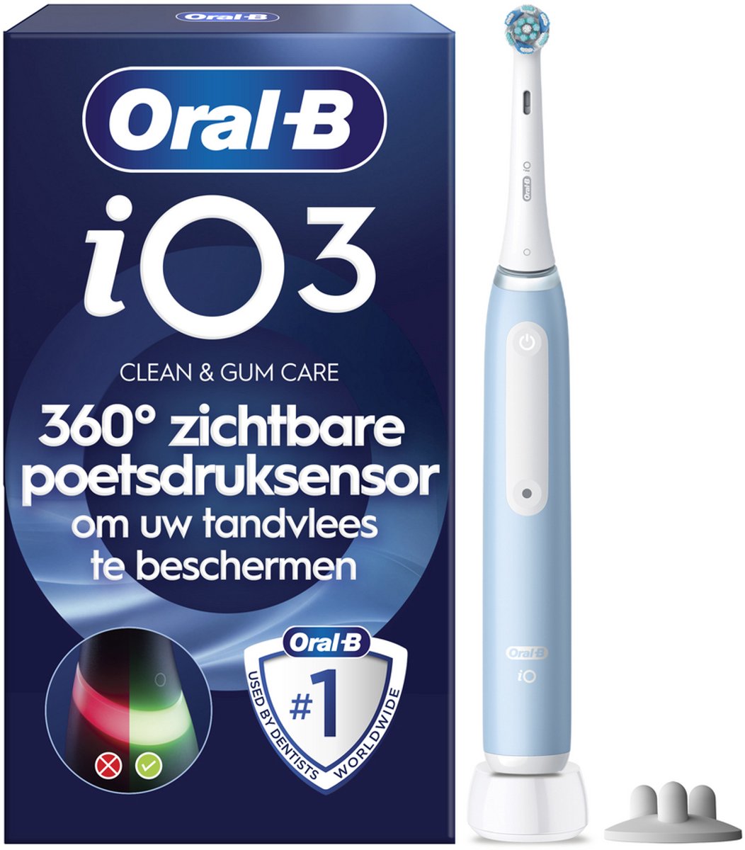 Oral-B iO 3 Adulto Cepillo dental vibratorio Azul claro