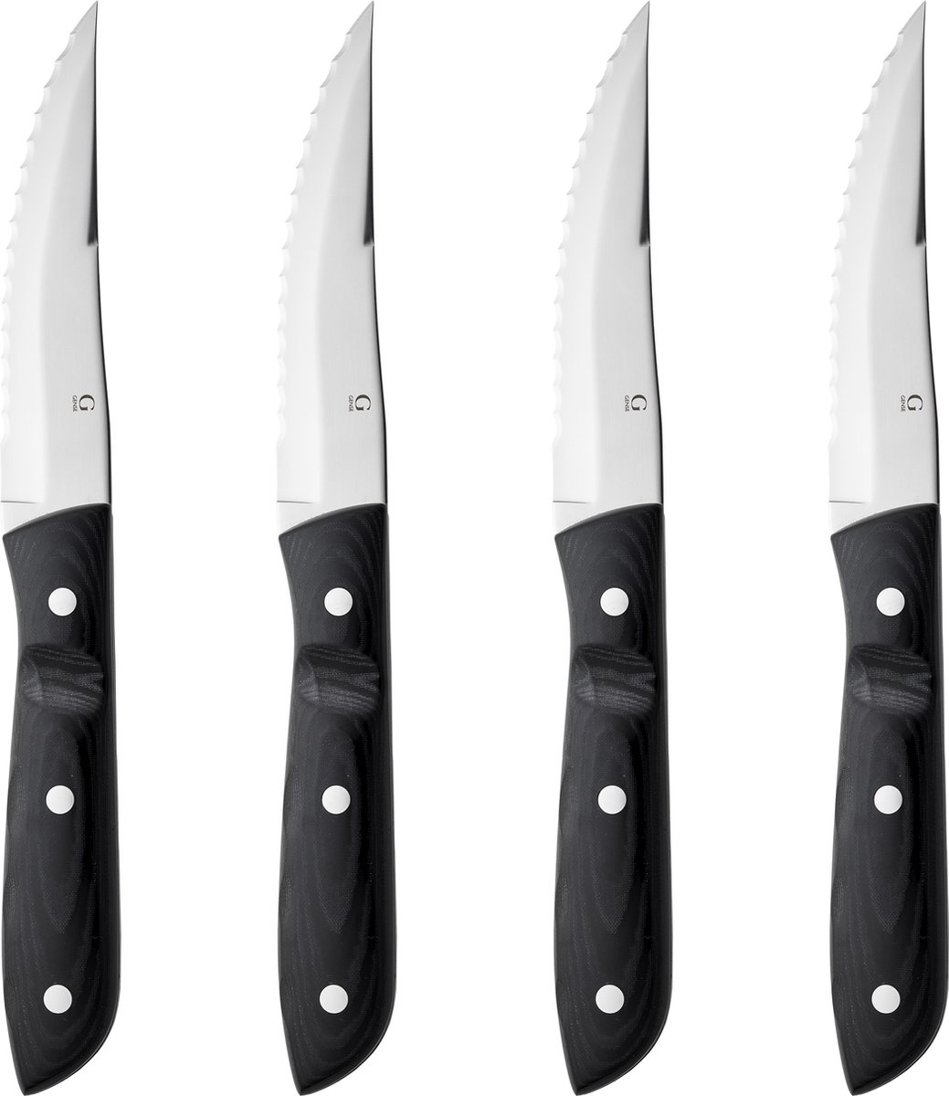 Gense Cuchillo de carne Old Farmer XL Micarta set de 4