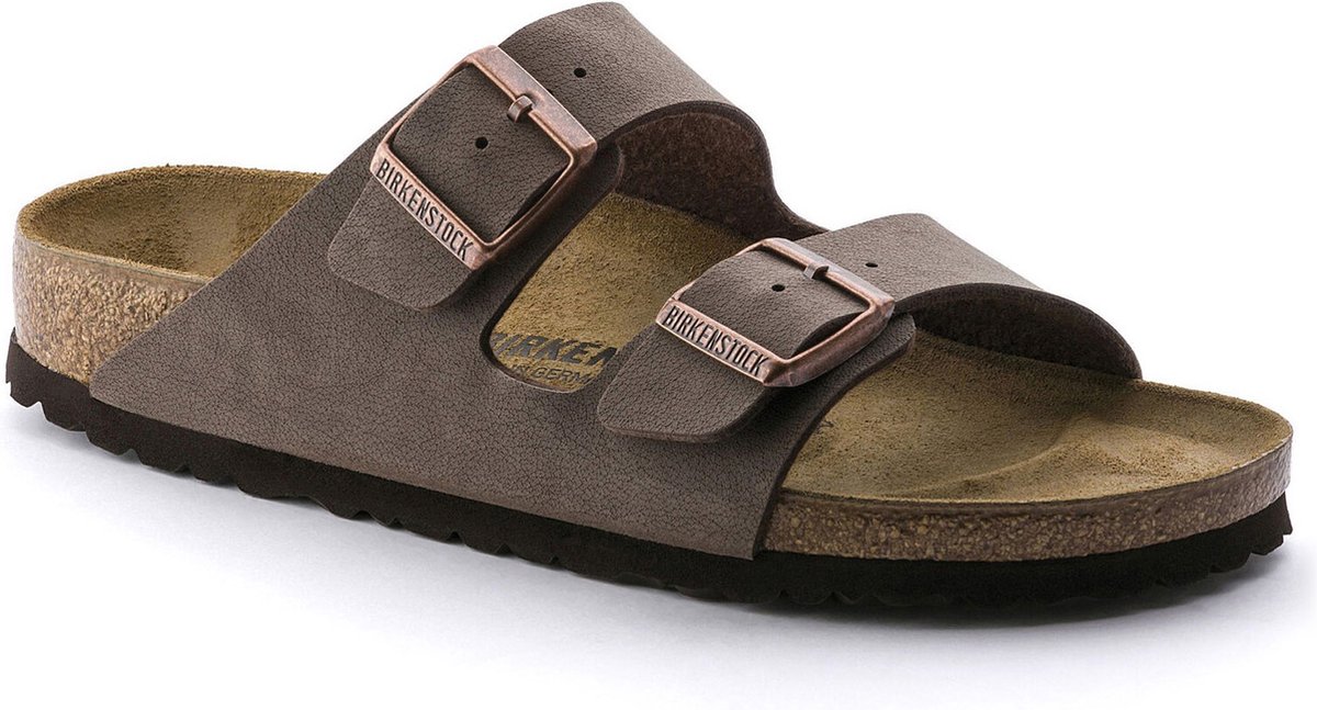 BIRKENSTOCK® Arizona Mocha Sandales Birko-Flor Nubuck pour Confort et Style