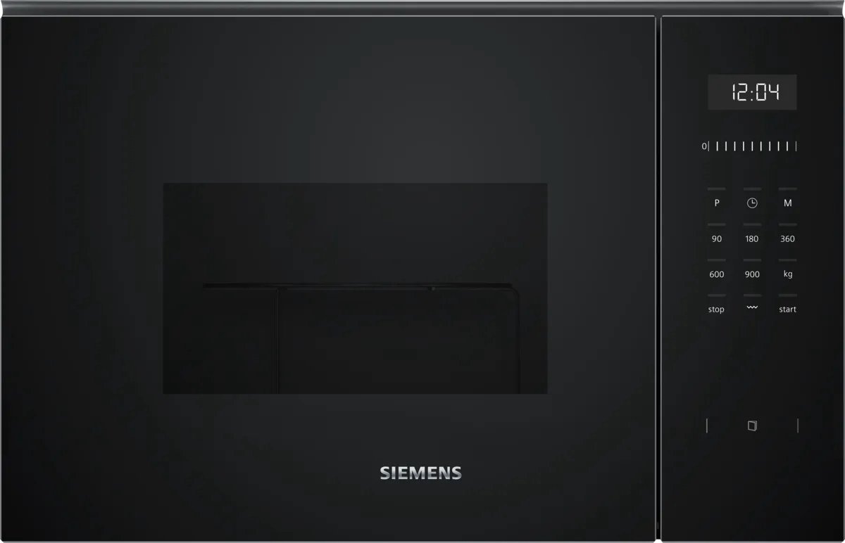 Siemens iQ500 BE555LMB1 microondas Negro Microondas con grill Integrado 25 L 900 W