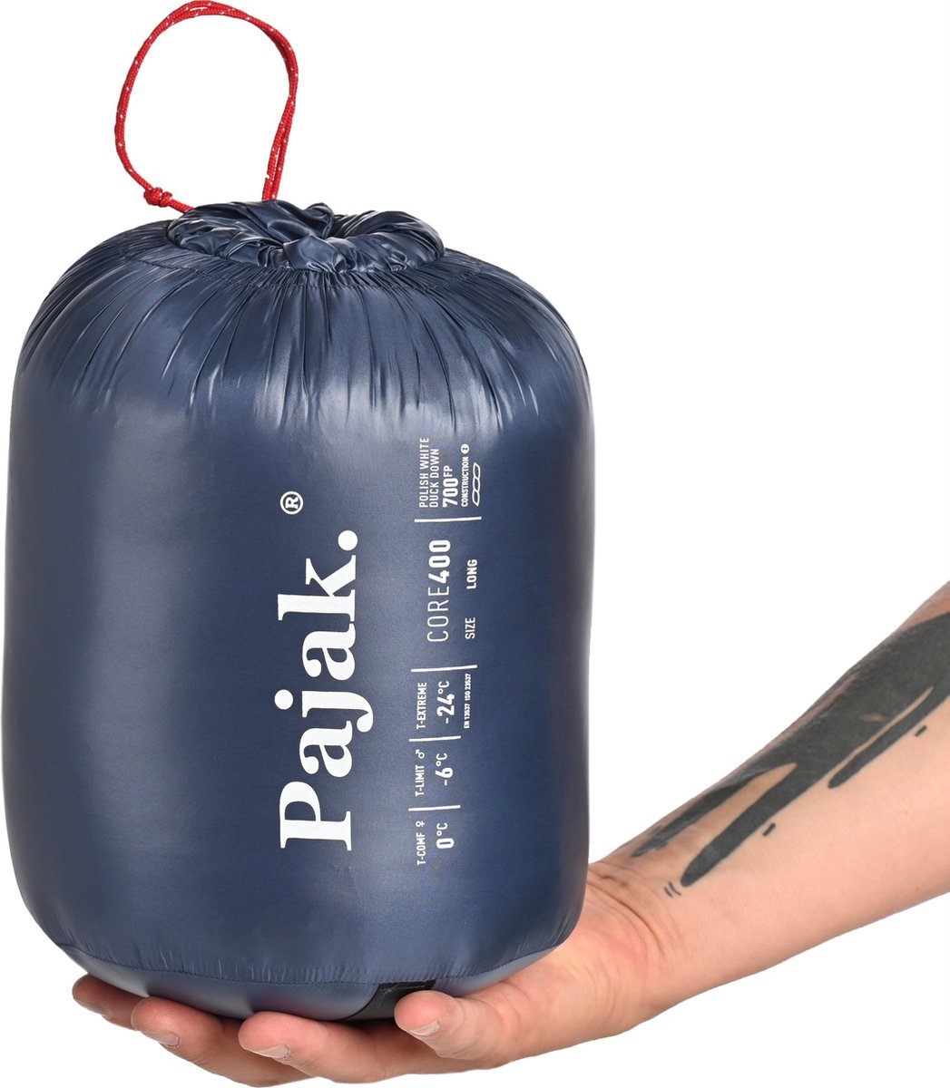 Schlafsack linke Öffnung Pajak Core 400