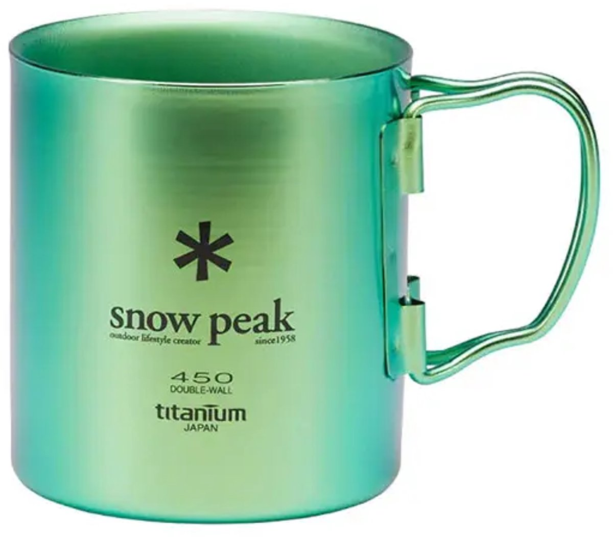 Doppelwandige Titan-Tasse Snow Peak 450