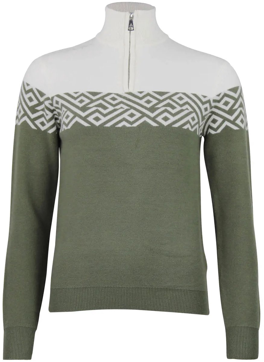 Damen Rollkragenpullover 1/2 Zip Peak Mountain Akar