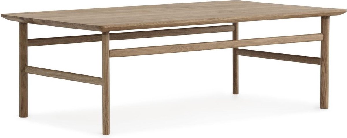 Normann Copenhagen Tavolino Grow rovere laccato chiaro, grande