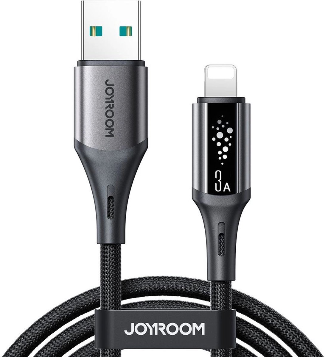 Joyroom S-A60 StarTalk 3A USB-A - Lightning cable 1.2 m - black