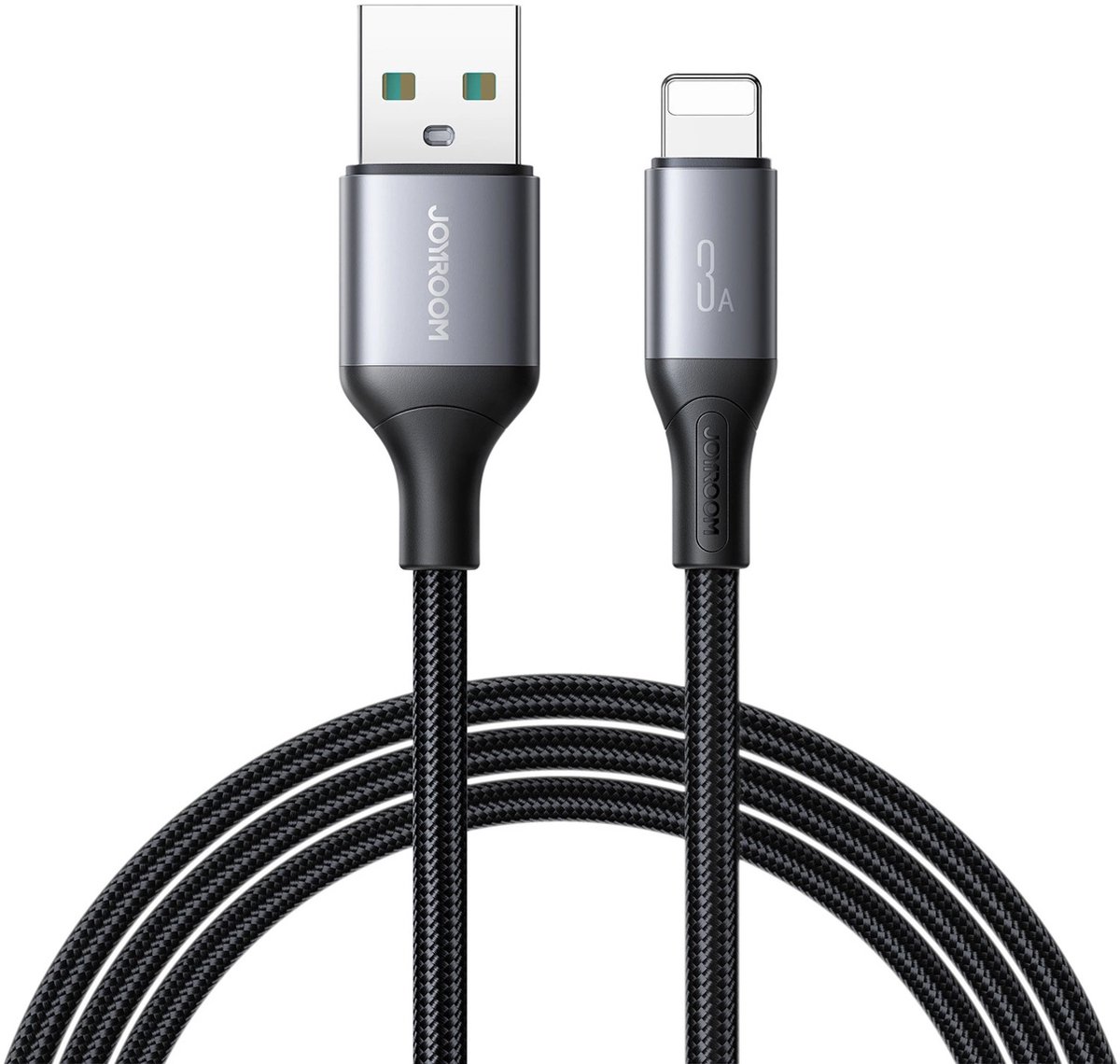 Joyroom S-A28 Flash Series 3A USB-A - Lightning cable 2m - black
