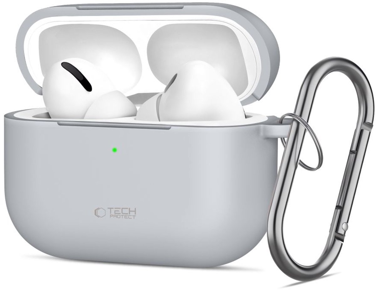 Tech-Protect Silicone Hook Case for AirPods Pro - Grey