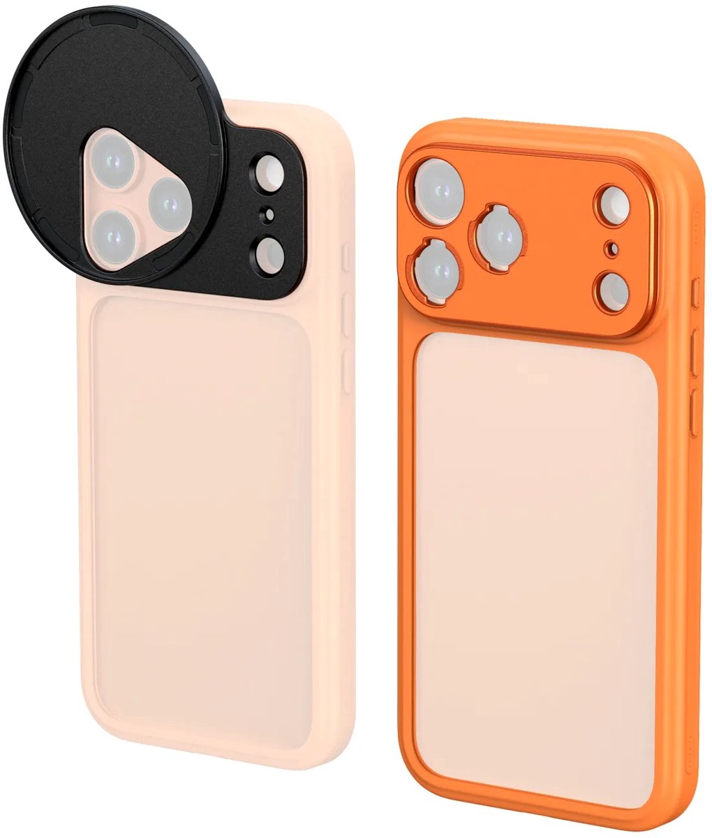 SmallRig 5795 FilMov Lightweight Photography Bumper Case for iPhone 17 Pro Max (Orange)