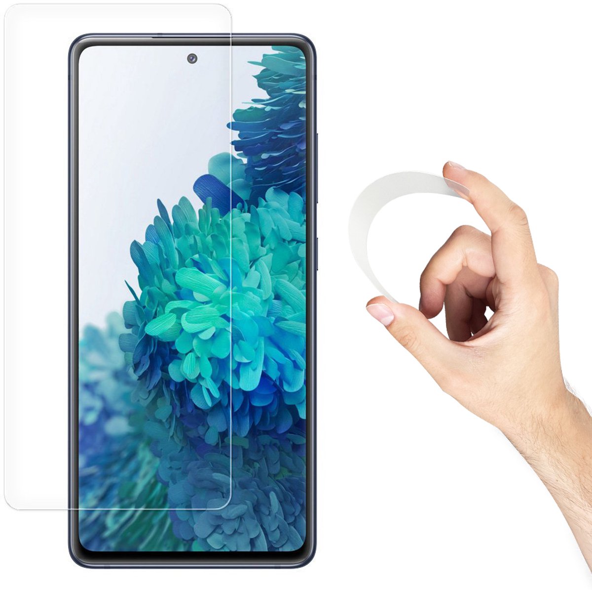 Wozinsky Full Cover Flexi Nano Hybrid Glass for Samsung Galaxy A72 4G