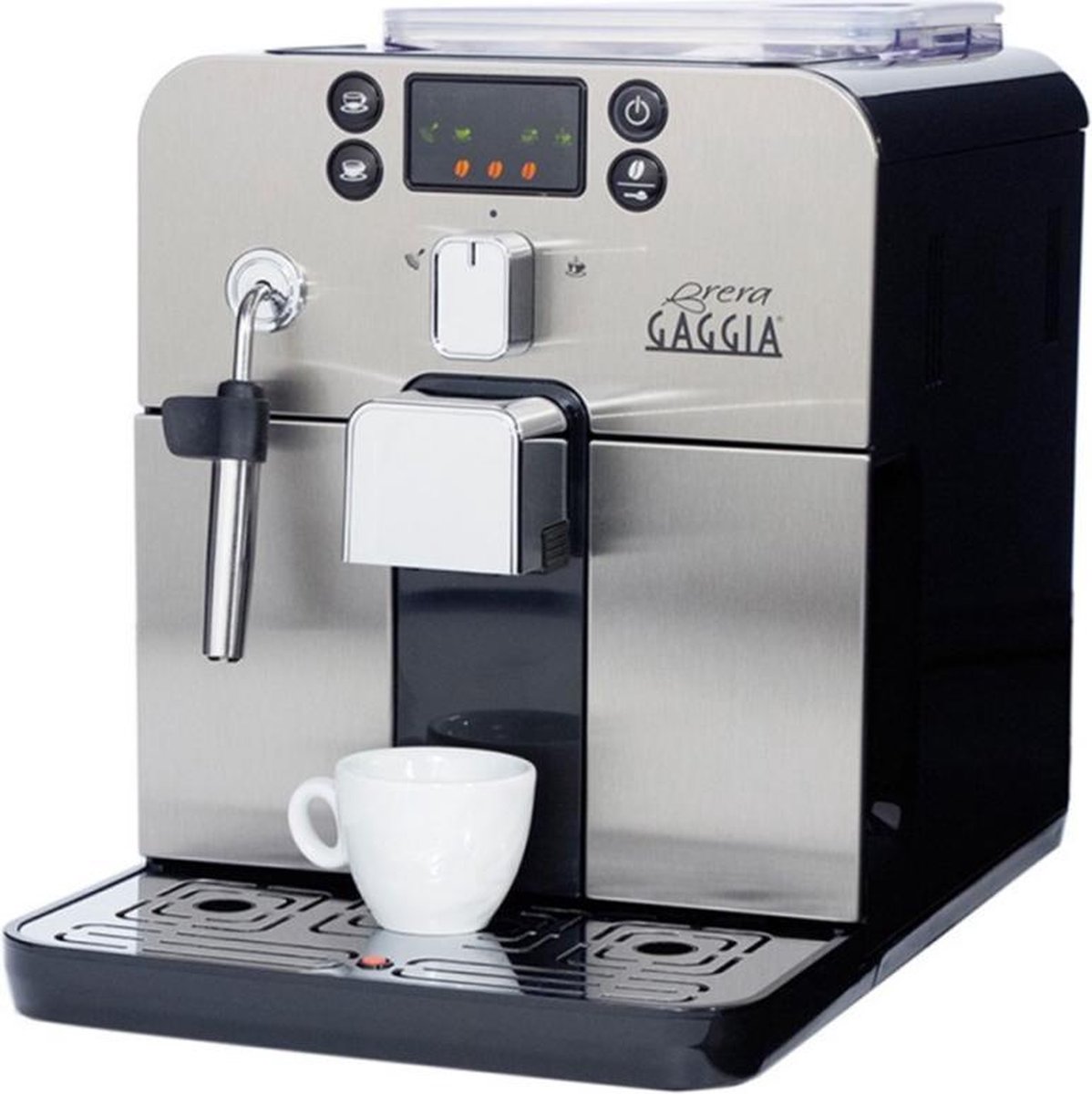 Philips Gaggia Brera RI9305 - automatic coffee machine with milk frother - 15 bar - black / silver