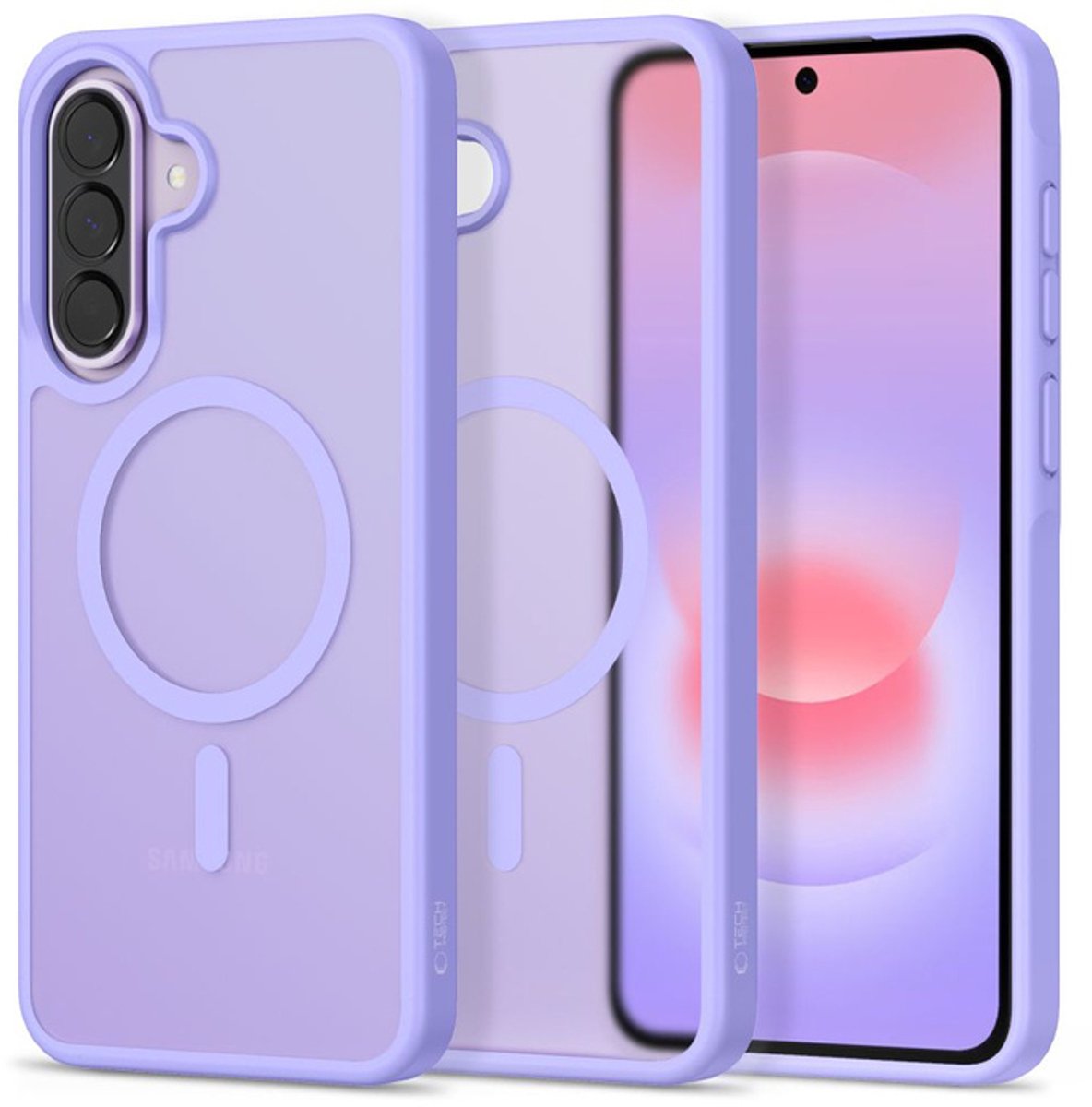Tech-Protect Magmat MagSafe Case for Samsung Galaxy A36 / A56 / A37 5G - Purple Matte