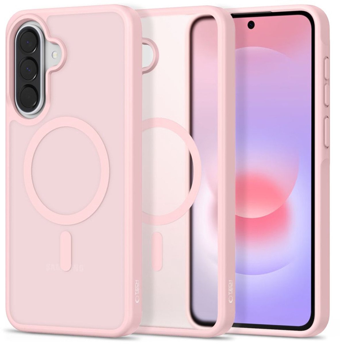 Tech-Protect Magmat MagSafe Case for Samsung Galaxy A36 / A56 / A37 5G - Pink Matte