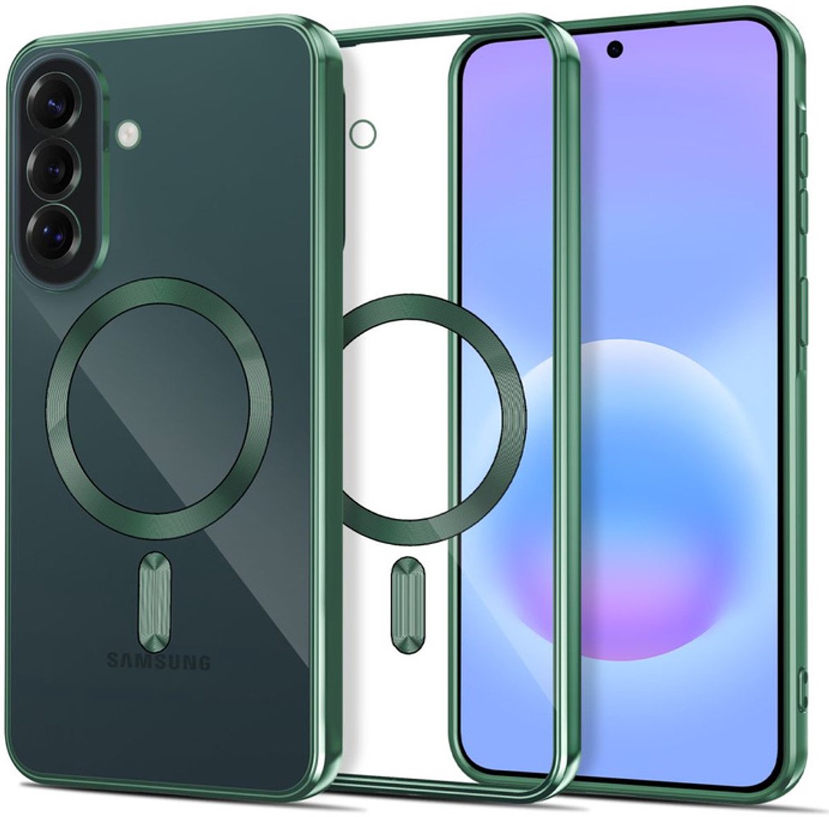 Tech-Protect MagFlex MagSafe Case for Samsung Galaxy A37 5G - Clear Green