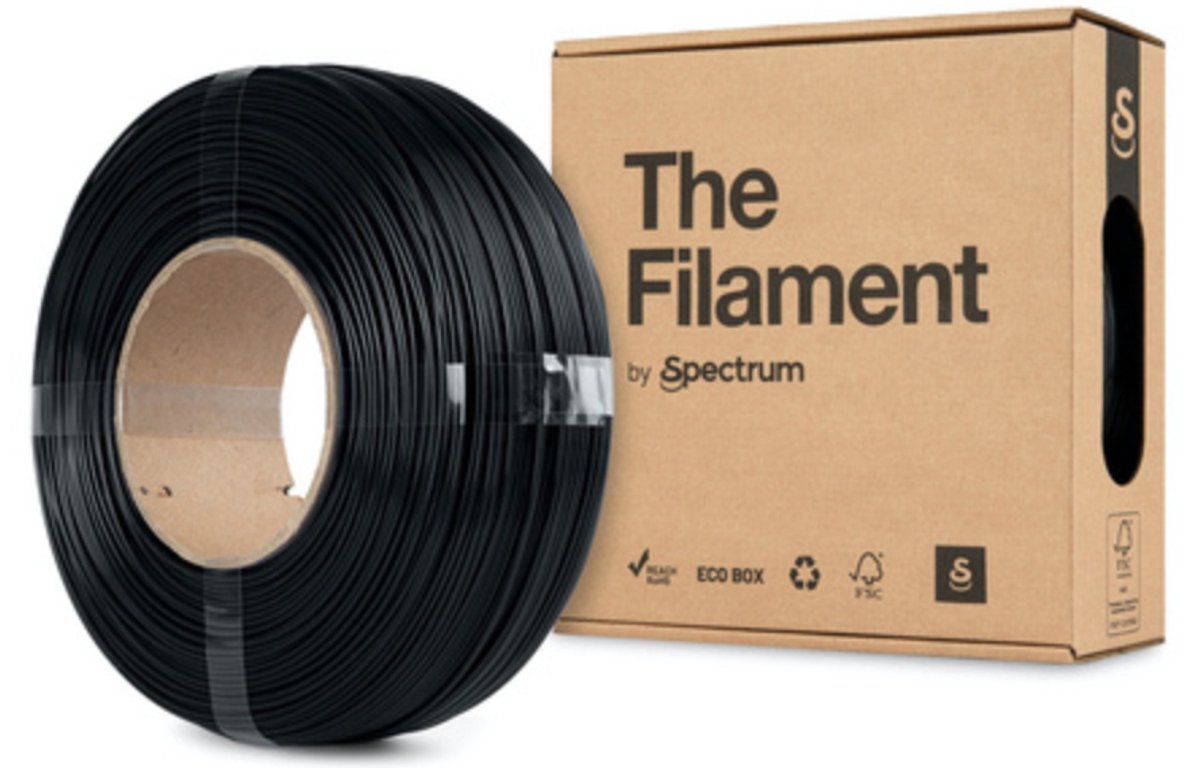 Spectrum The Filament / ReFill PETG / Midnight Black / ⌀ 1.75 mm / 1 kg