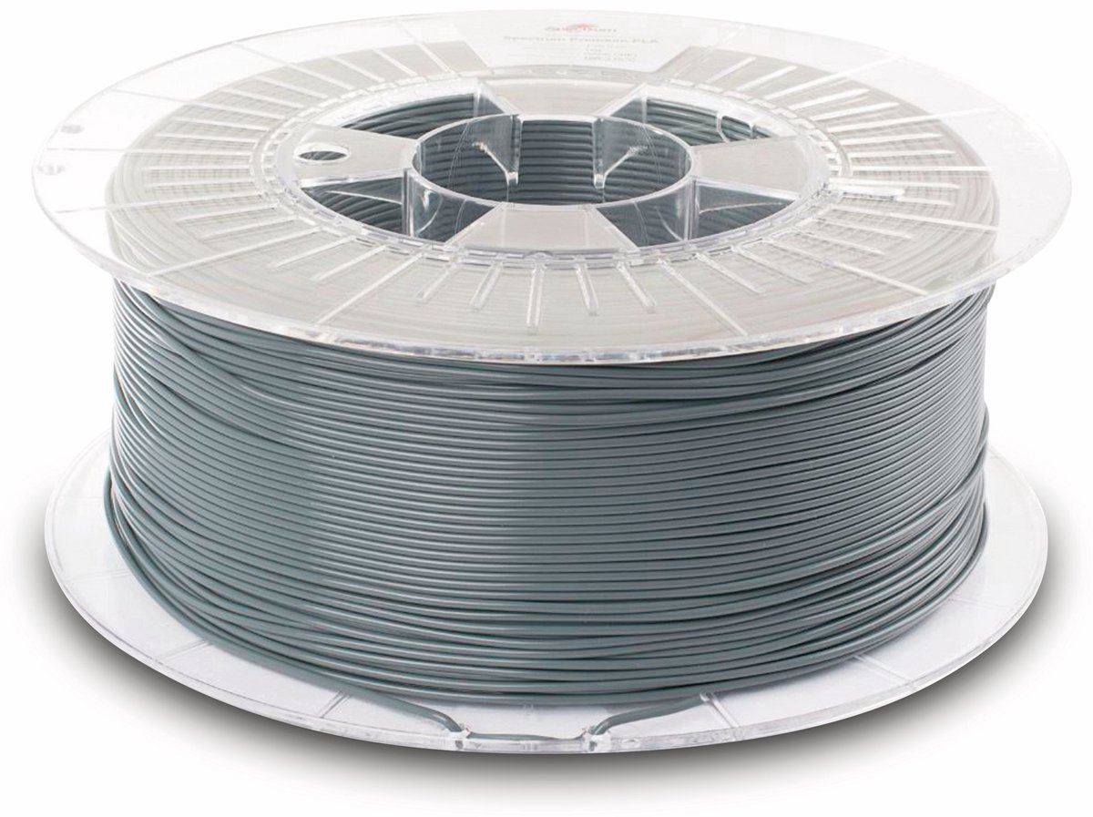 Spectrum 3D Filament / PLA Premium / ⌀ 1.75 mm / Dark Grey / 1 kg