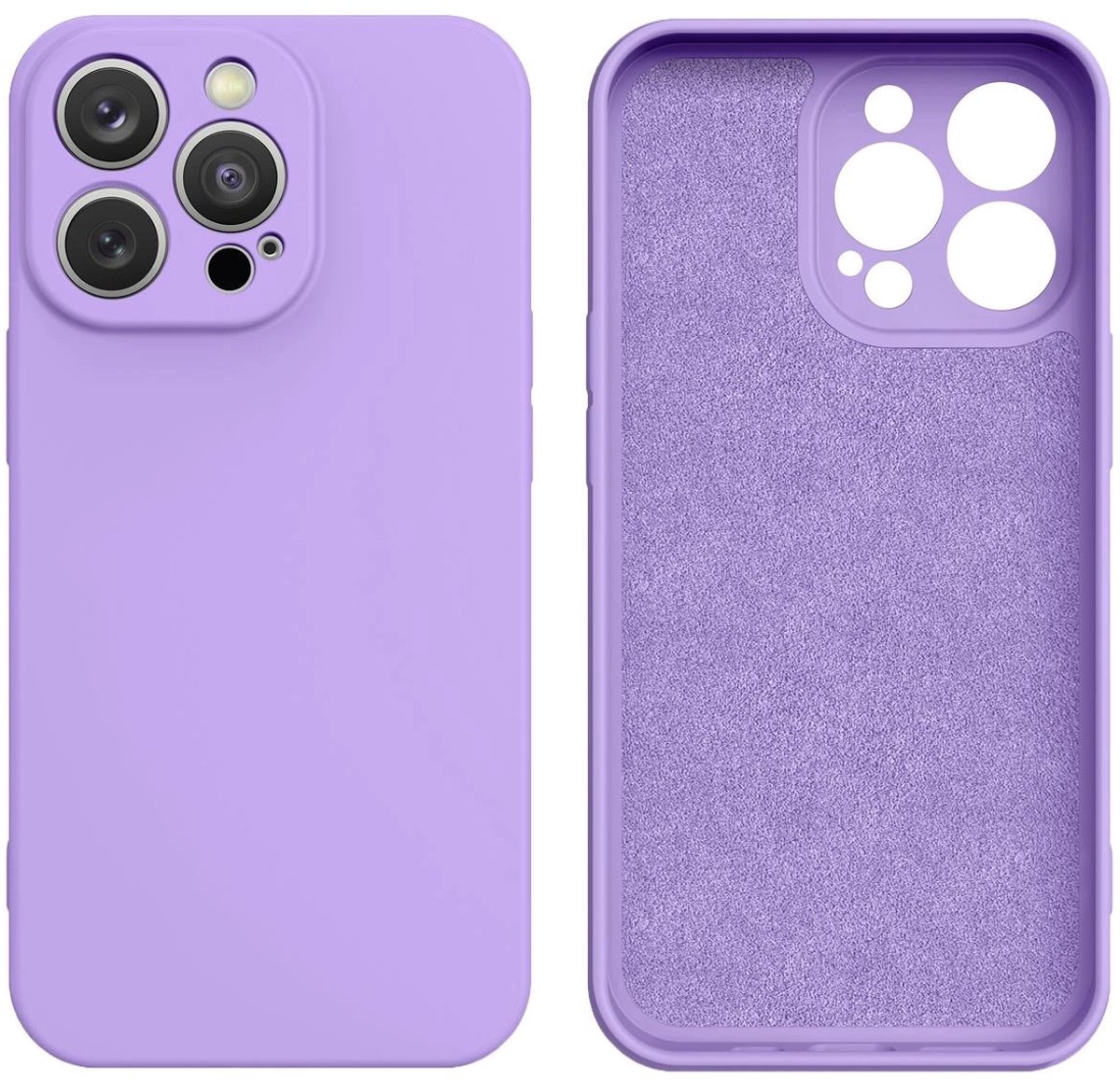 Hurtel Silicone Case iPhone 14 Plus Silicone Case Purple