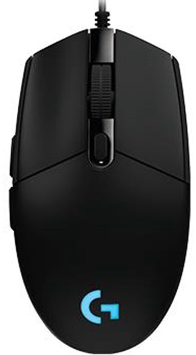 Logitech G203 LIGHTSYNC - Black - Gaming Mus - Optisk - 6 knapper - Sort med RGB lys