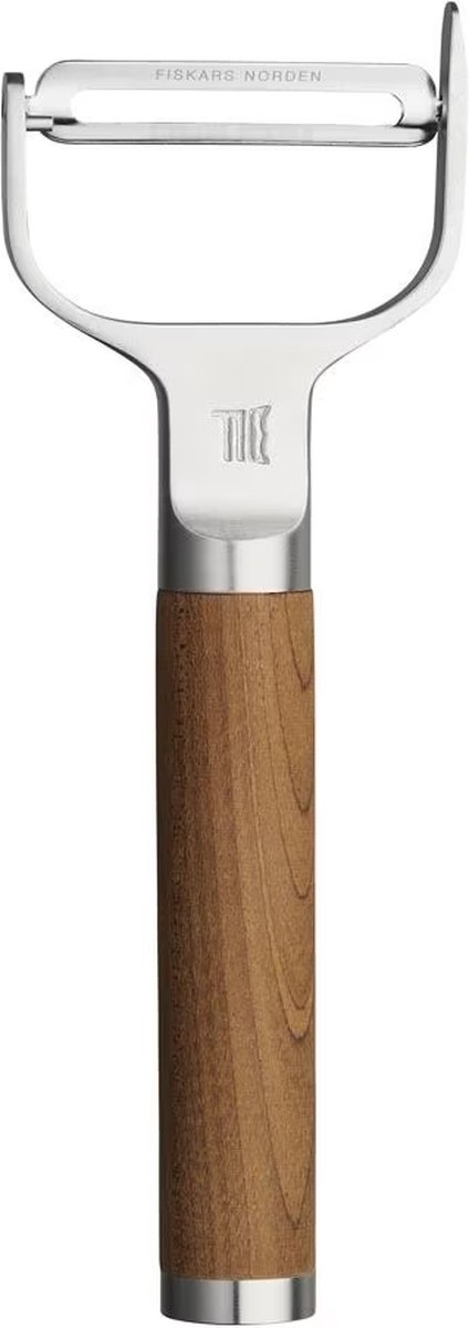 Fiskars Sbuccia verdure a Y Norden Acciaio inox, betulla