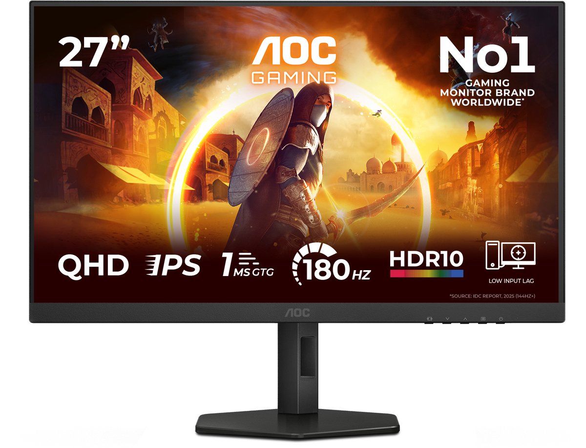 27" AOC Q27G4XF - 27" | 2560 x 1440 | 180Hz | Fast IPS