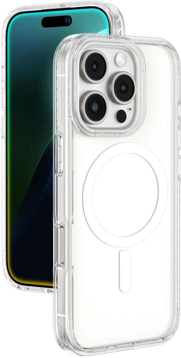 AmazingThing Titan Pro Mag Case with Magnetic Ring for iPhone 16 Pro - Transparent