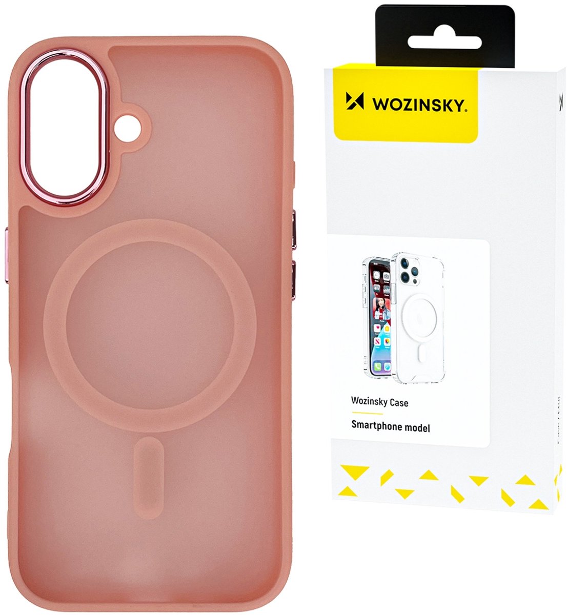 Wozinsky Fashion MagSafe Case for Samsung Galaxy S25+ - Pink