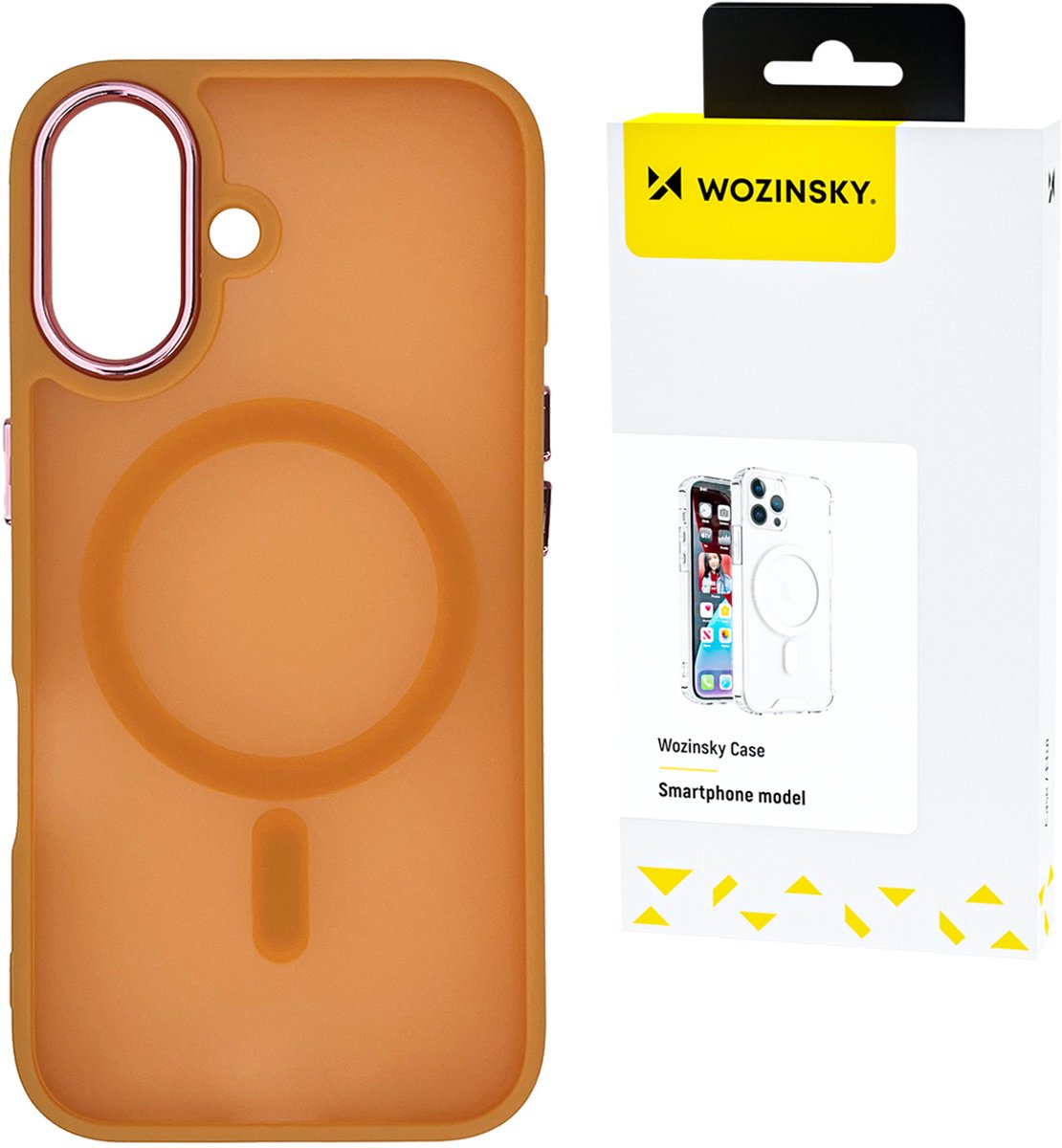 Wozinsky Fashion MagSafe Case for Samsung Galaxy S25+ - Orange