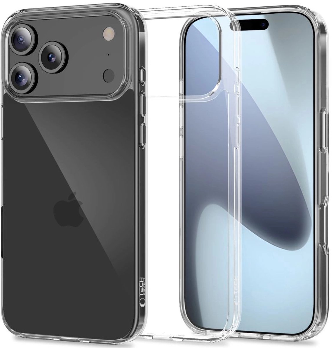 Tech-Protect FlexAir Hybrid Case for iPhone 17 Pro - Transparent