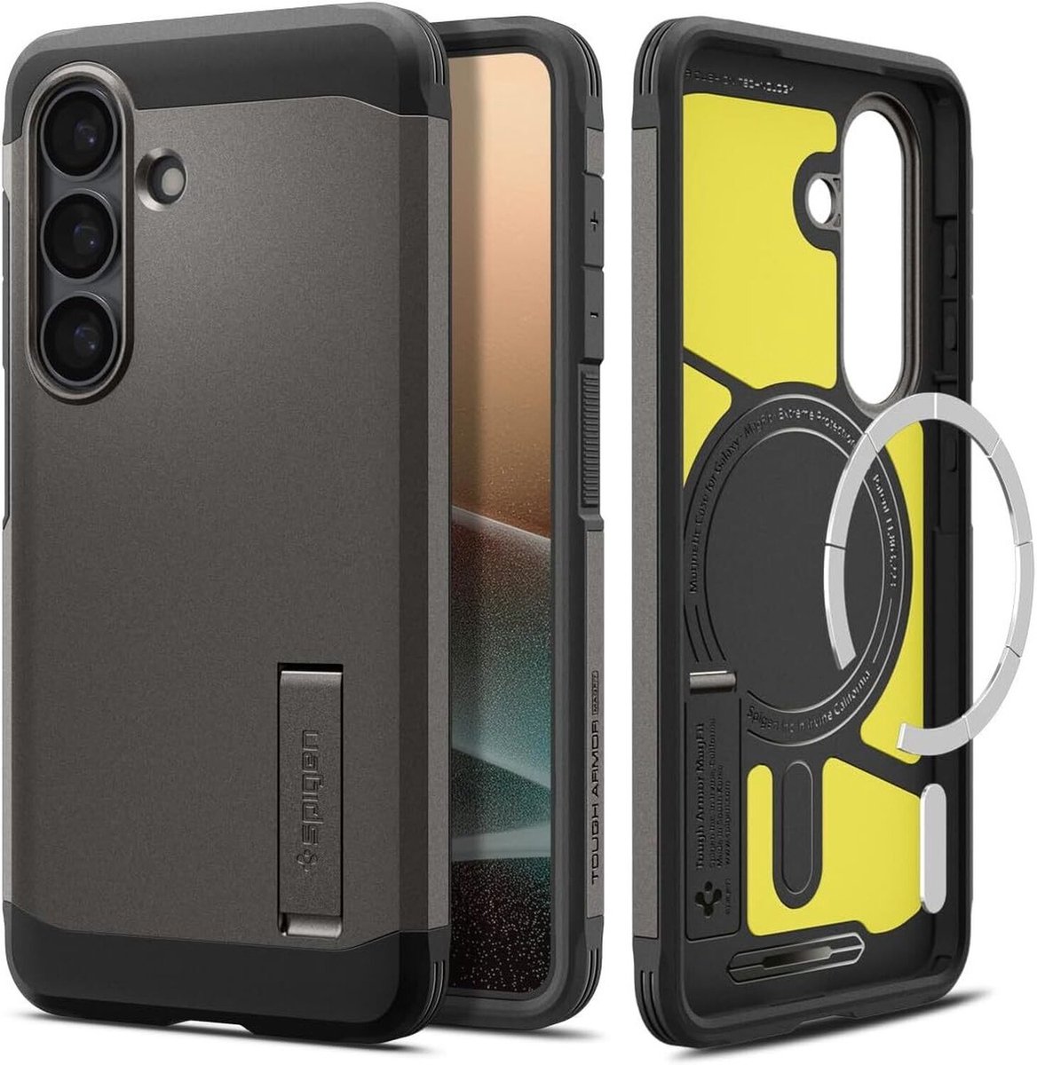 Spigen Tough Armor MagSafe - gunmetal - Samsung Galaxy S26+