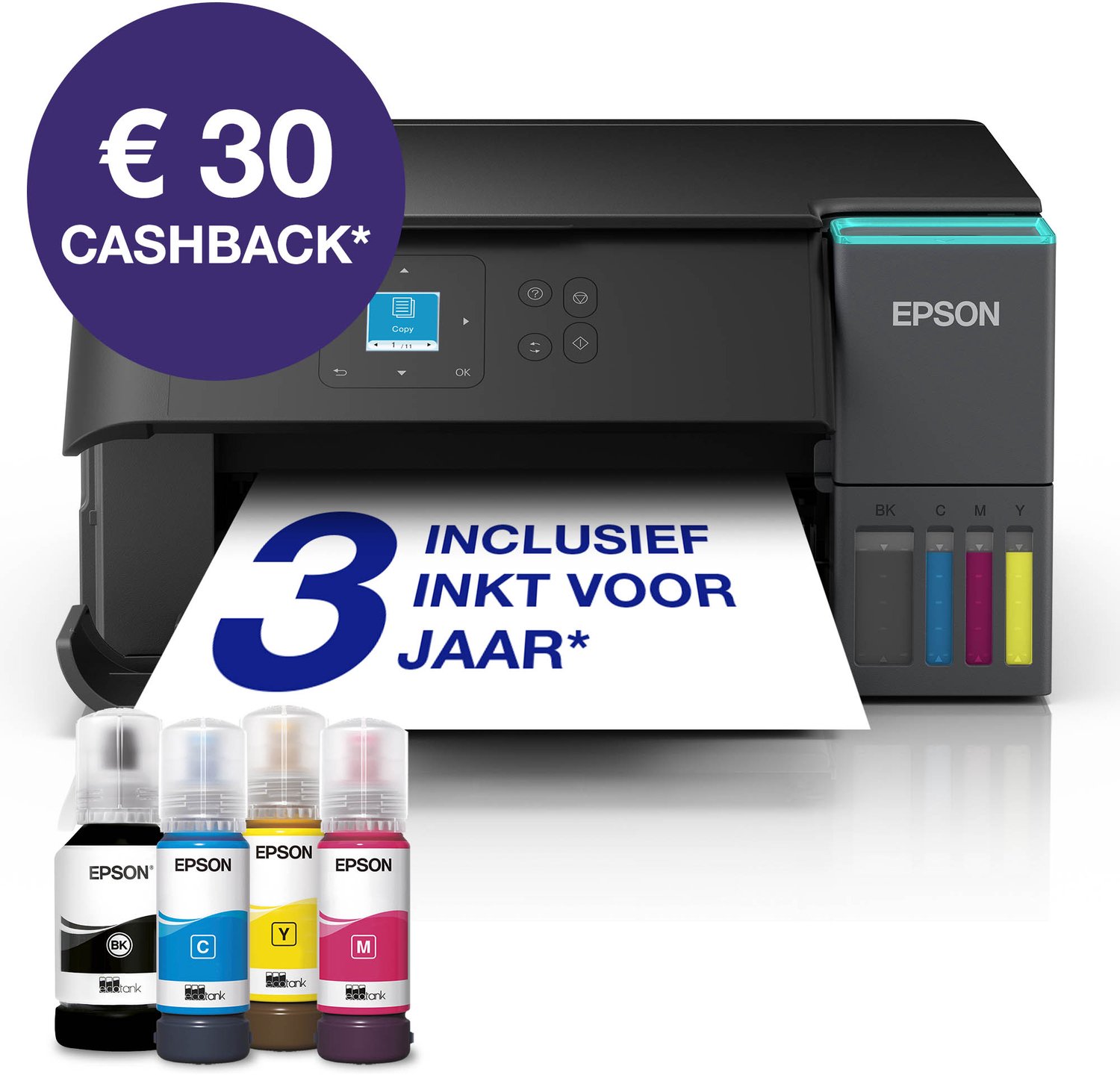 Epson EcoTank ET-2950 Multifunktion - Farve - Blæk