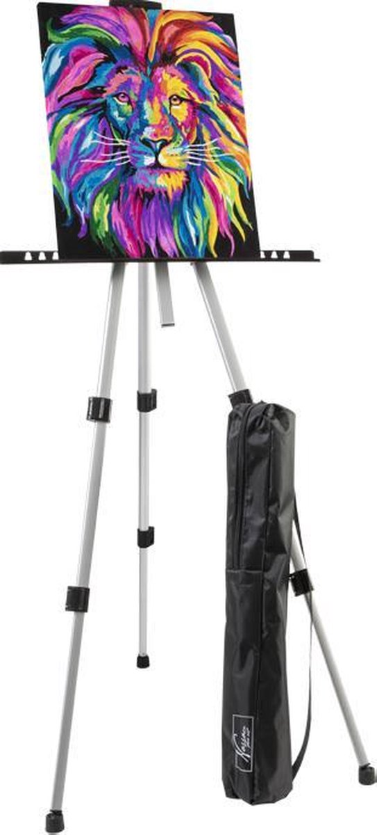 Creative Craft Group Staffeli, aluminium. Højde max. 84cm.