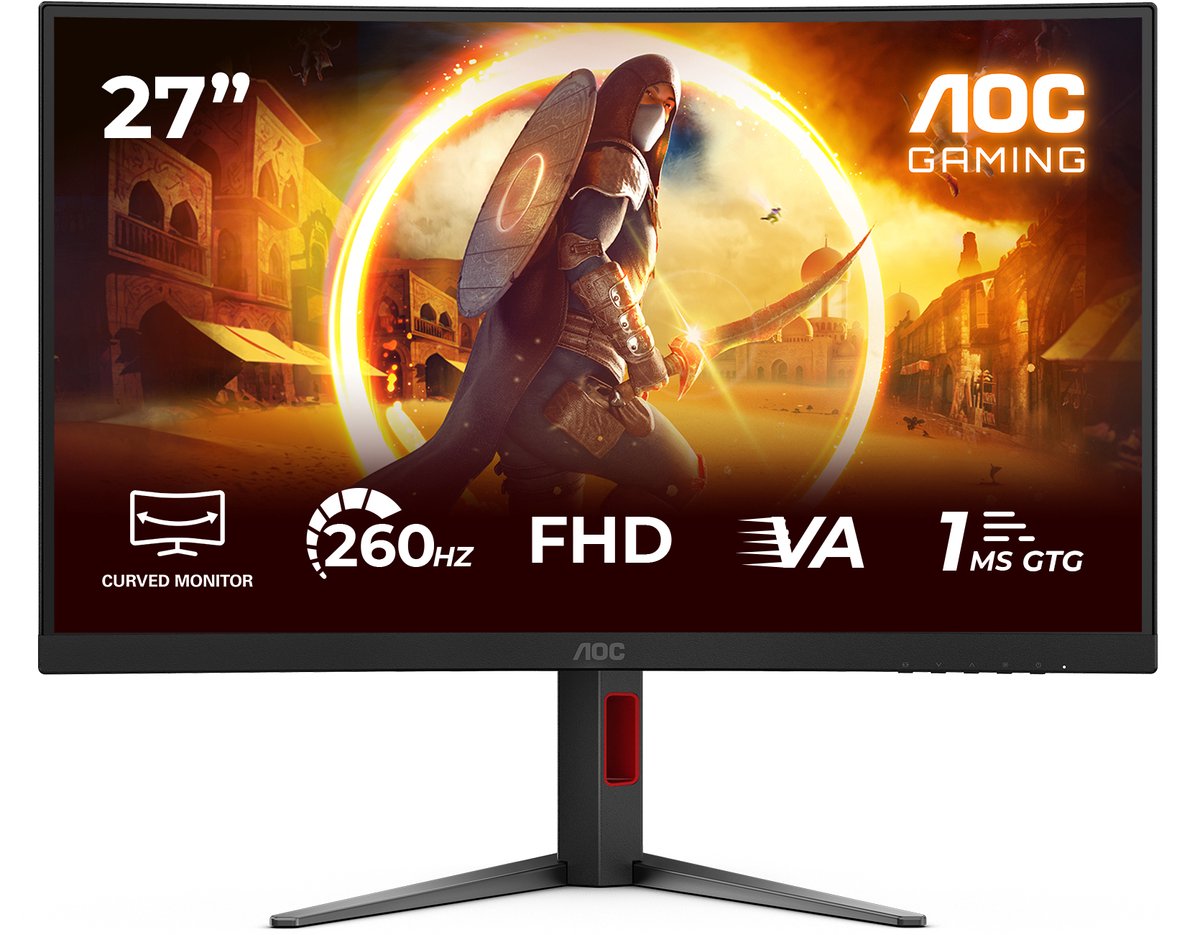 27" AOC AGON by C27G4Z2 - 27" curved | 1920 x 1080 | 260 Hz | VA