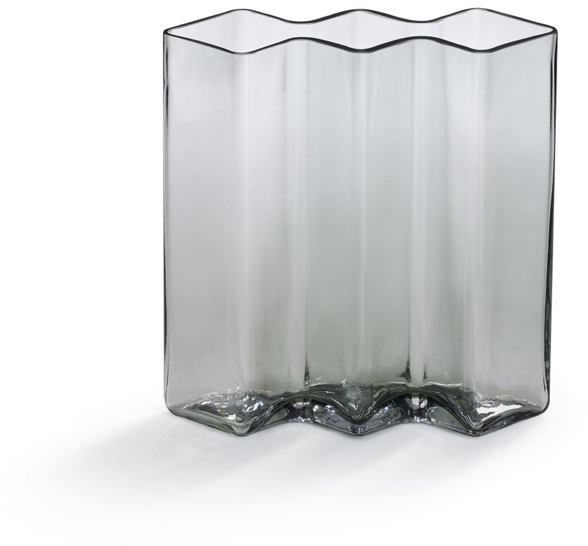 Born In Sweden Vaso a tre camere alto Row Grigio