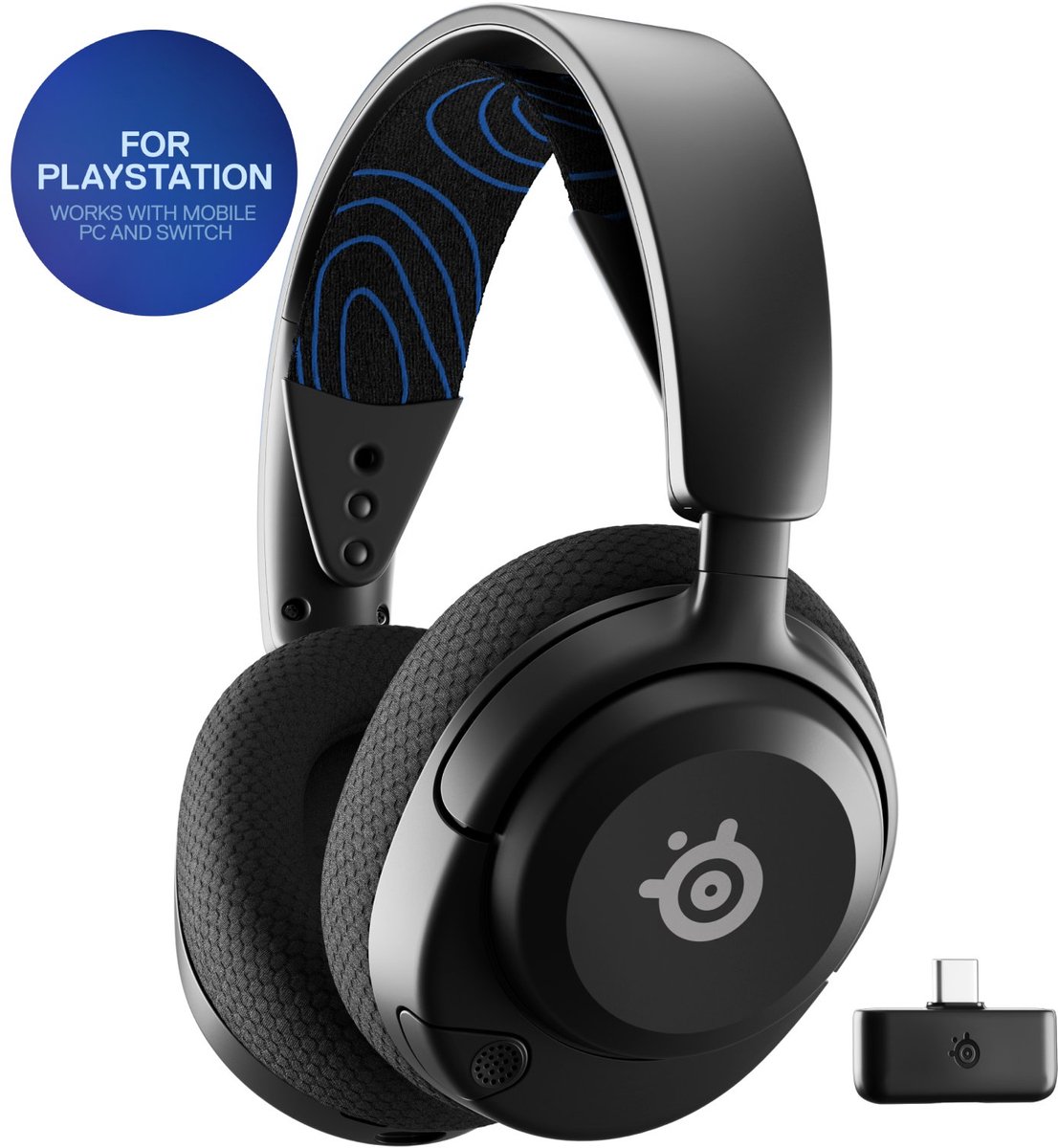 SteelSeries Arctis Nova 5P - Gaming headset - PlayStation edition - Sort