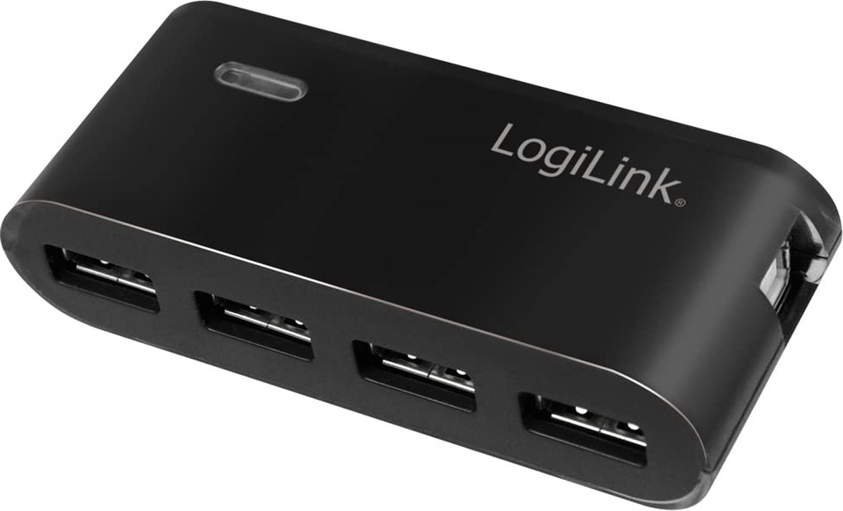 LogiLink UA0085 USB hub - USB 2.0 - 4 ports - Sort