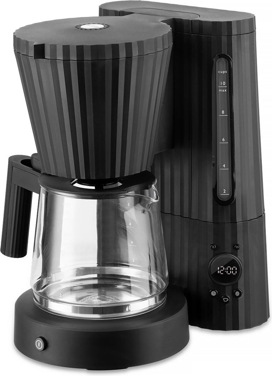 Alessi Caffettiera Plissé Nero