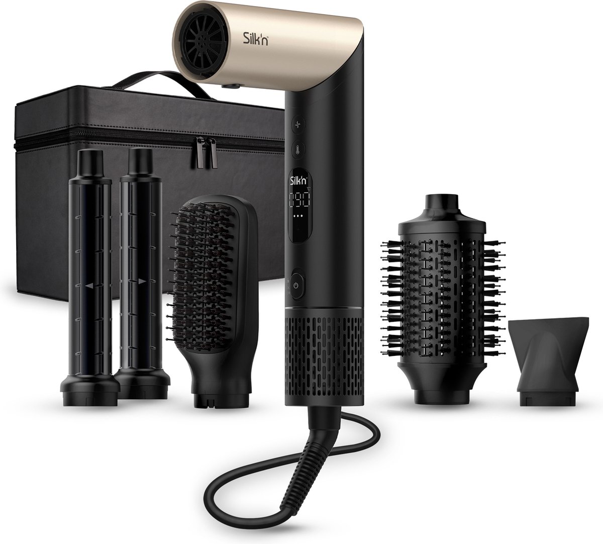Silk'n Hårtørrer SilkyAir Flex 5-in-1 Hair Dryer & Styler - 1300 W
