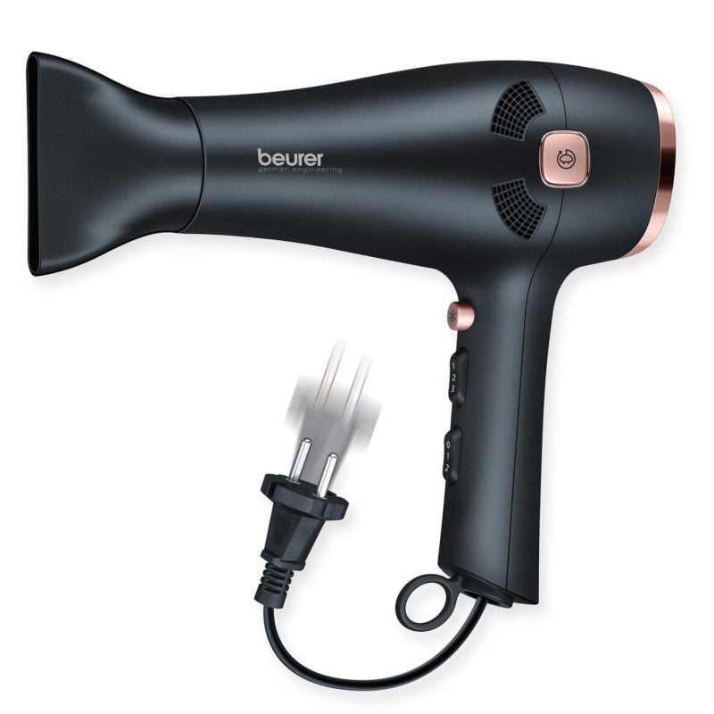 Föhn Beurer 640.63 2200W 2000 W Schwarz Grau Dunkelgrau