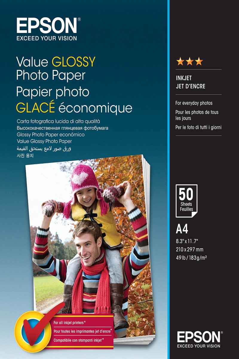 Epson Value - Glossy A4 (210 x 297 mm)