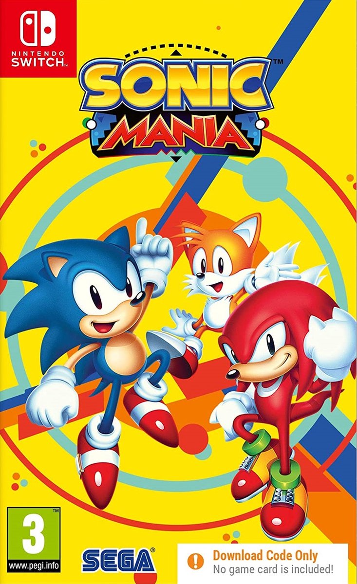 Sonic Mania Plus (Code in a Box) - Nintendo Switch - Platformer