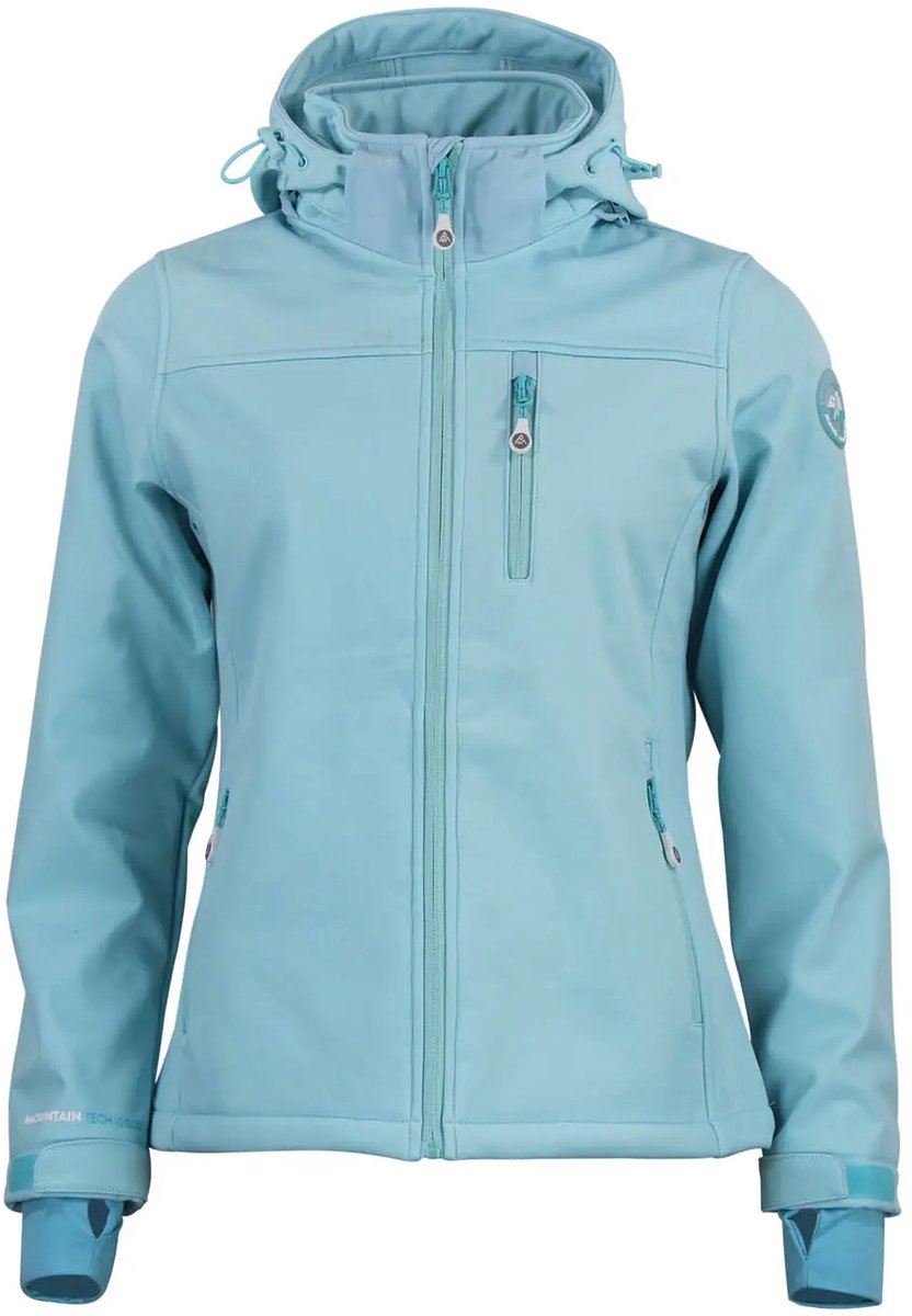 Giacca a vento con cappuccio da donna Peak Mountain Aclaude