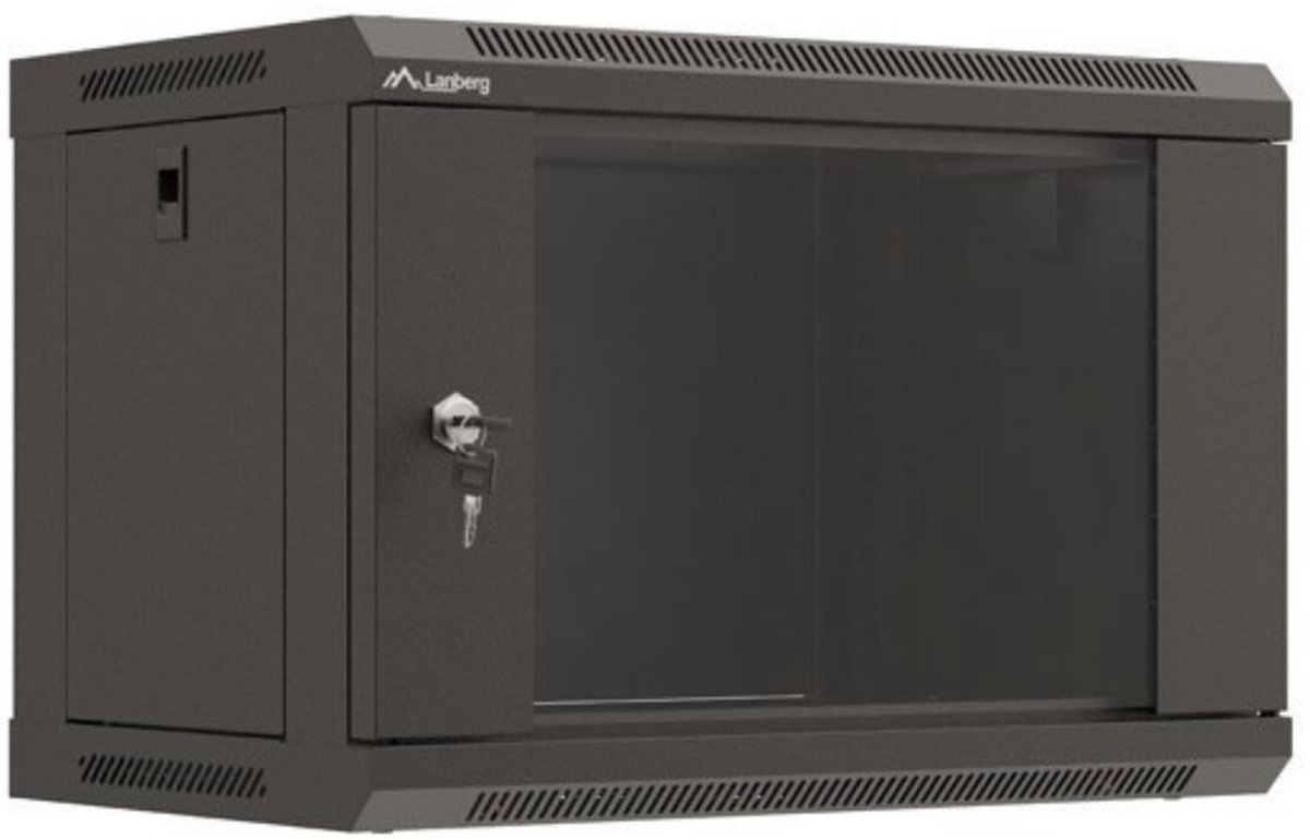 Lanberg WF03-5306-10B - 6U - Wall Mount Rack Cabinet