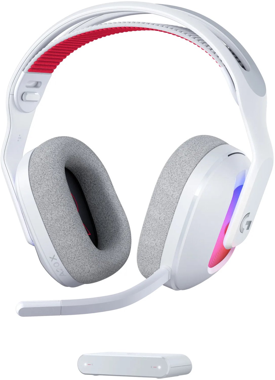 Logitech G Astro A20 X gaming headset med PlaySync Multi Base - Til PC / PlayStation / Xbox - Hvid