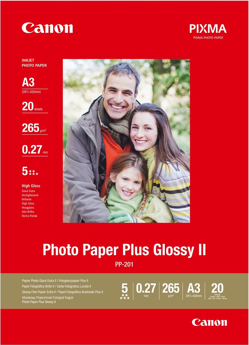 Canon Paper PP-201 / 2311B020 Glossy A3