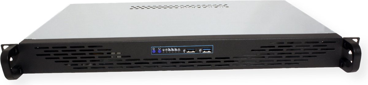 Inter-Tech IPC 1U-K-125L - Kabinet - Server (Rack) - Grå