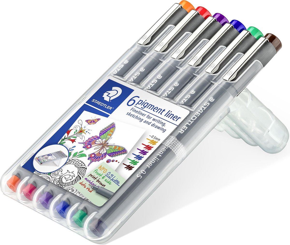 Staedtler STAEDTLER Pigment 0,5mm. ass. farver