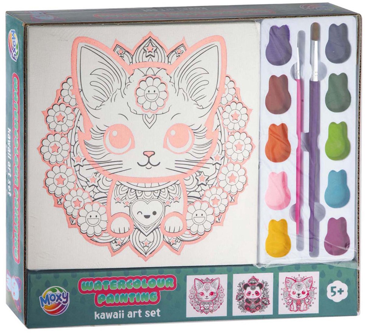 Creative Craft Group Watercolor Painting Kawaii Art Set - Assorted