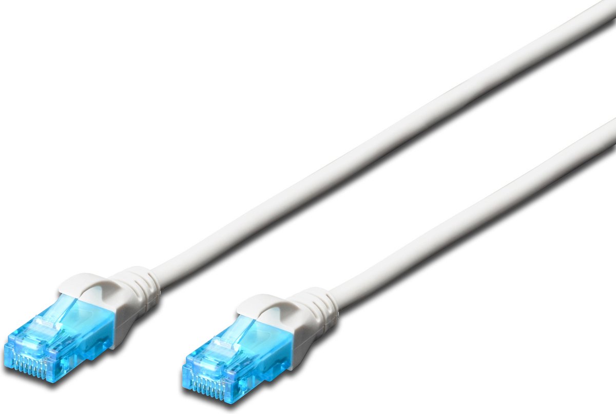 DIGITUS Professional patch cable - 3 m - white - Hvid - 3m
