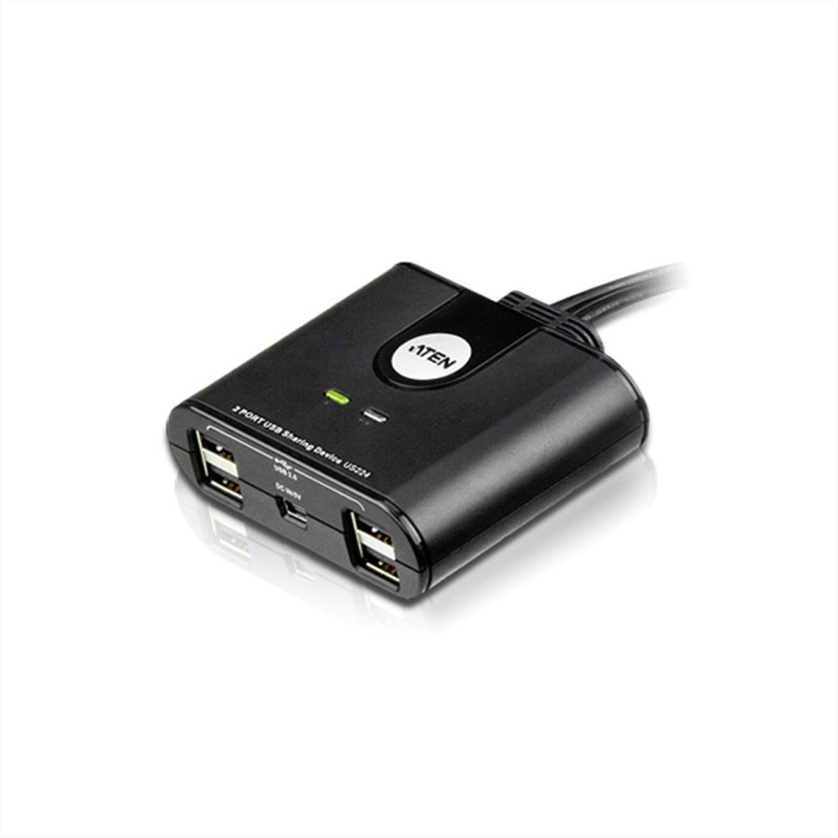 ATEN US224 2-Port USB Peripheral Sharing Device USB hub