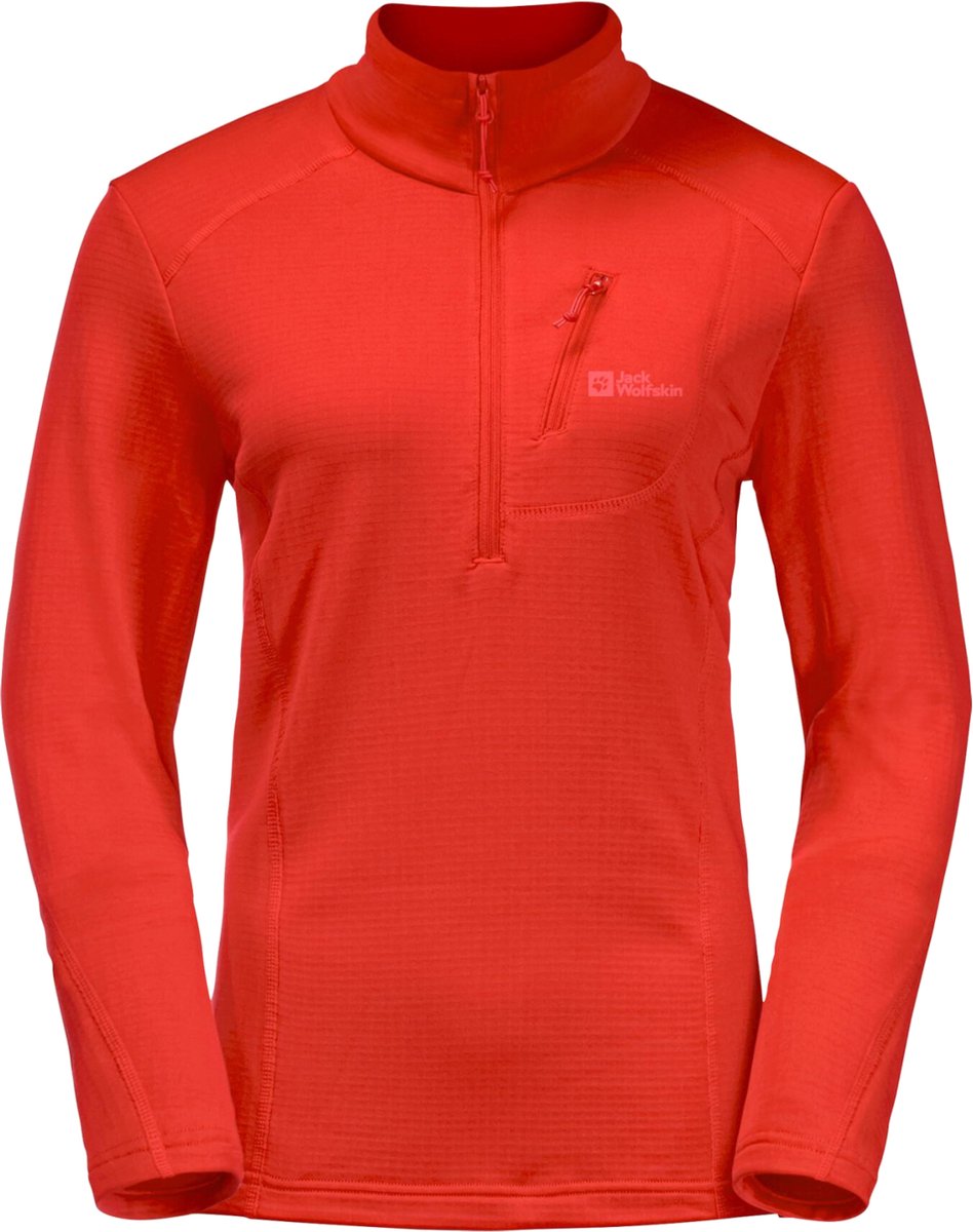 Pile donna con mezza zip Jack Wolfskin Kolbenberg